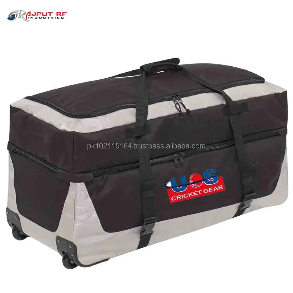 Large Capacity Cricket Kit Bags Durable Cricket Kit Bag With Wheels