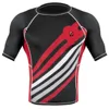 High Quality Cool Sublimation Anti Pilling Polyester Men Rash Guard Manufacturer