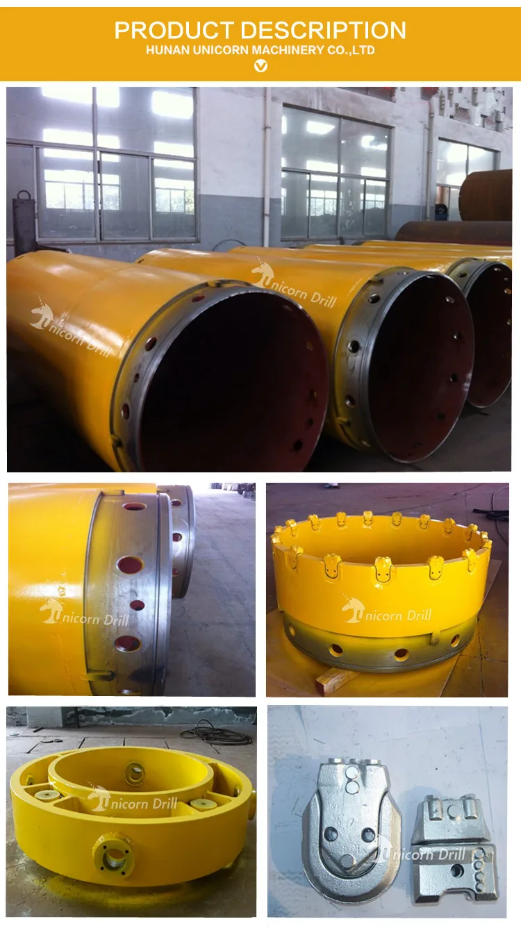Unicorn Drill Rotary Piling Rig Casing Shoes