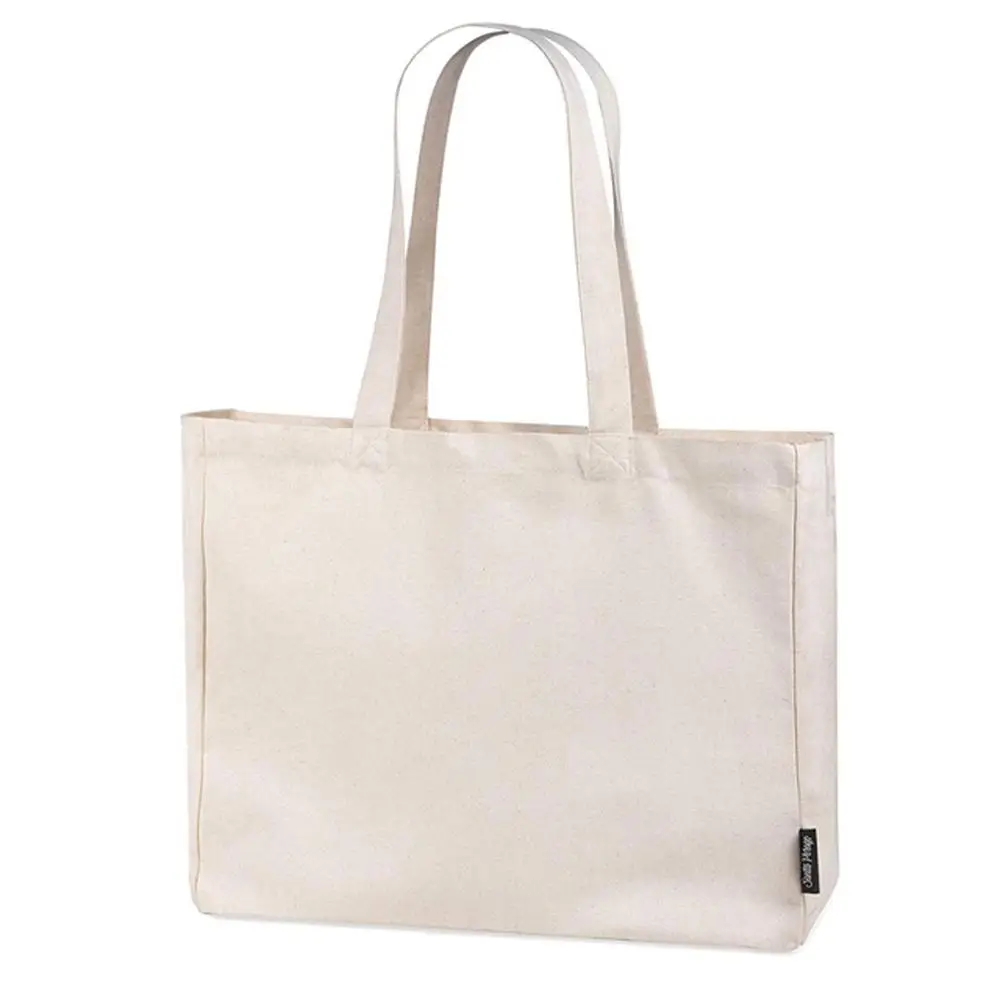 

Canvas Bag in Premium Quality Tote Bag Shopper Organic Cotton White Accept Customized Logo Custom Casual Silk Screen 15-20 Days