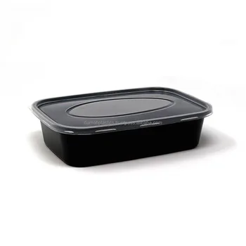 black plastic tubs with lids