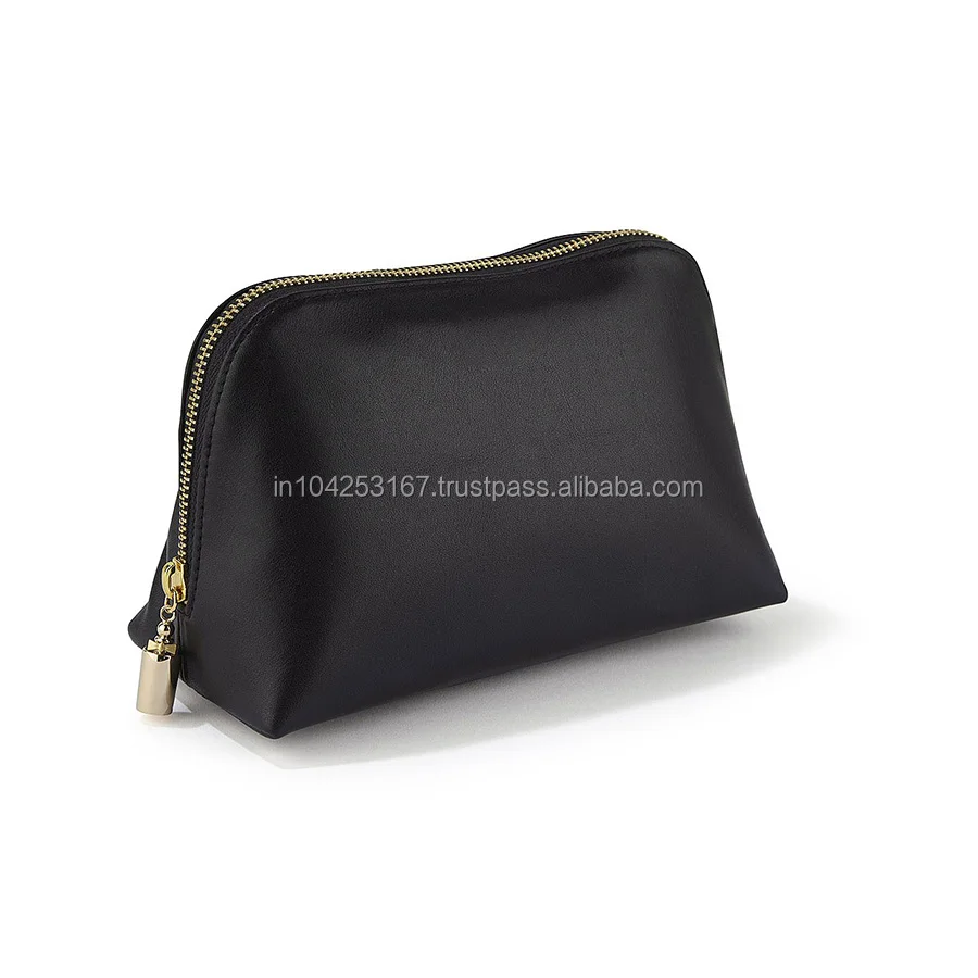 Genuine Leather Luxury Travel Cosmetic Makeup Bag Buy Cosmetic Bag