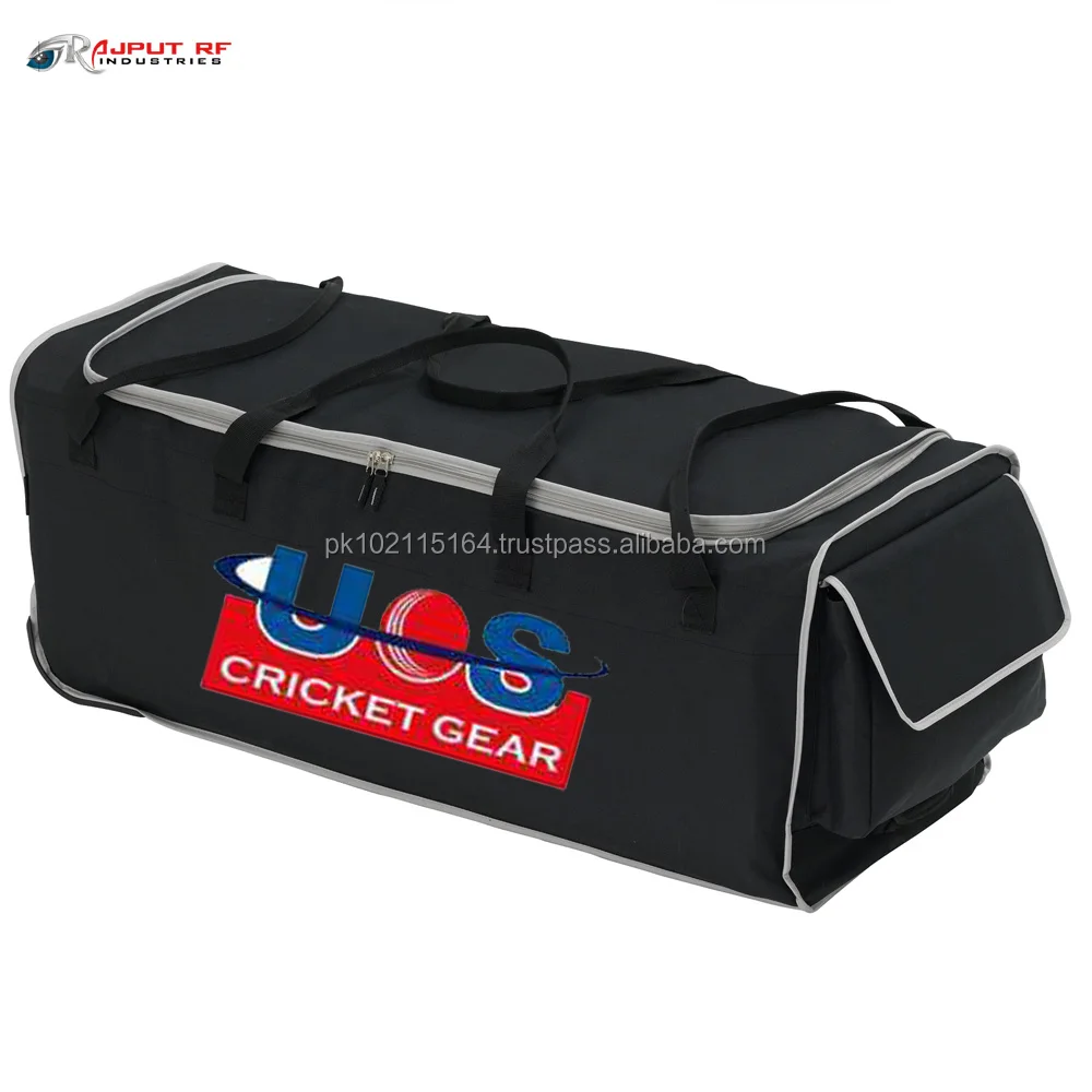 Large Capacity Cricket Kit Bags Durable Cricket Kit Bag With Wheels