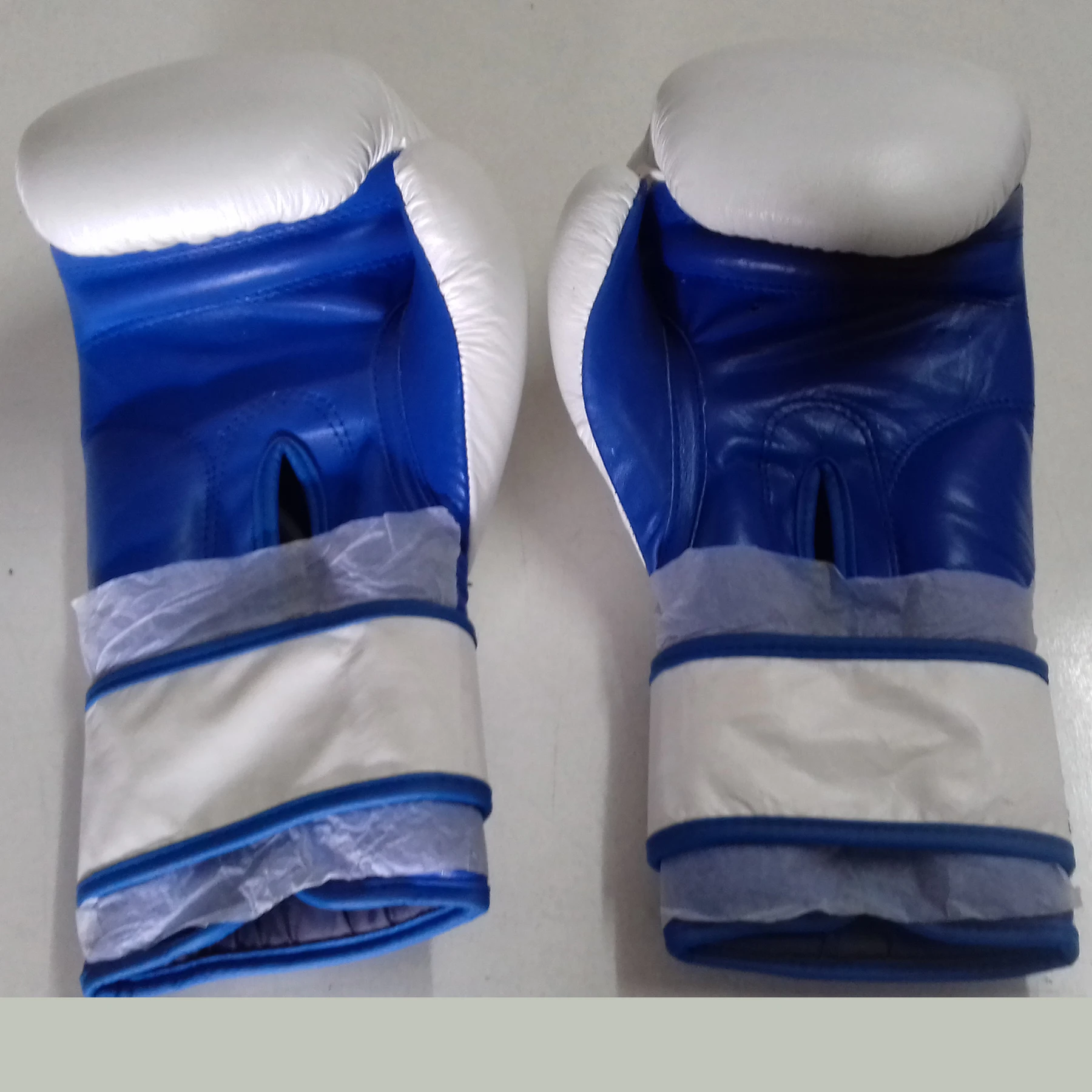 Blu white Boxing Gloves2