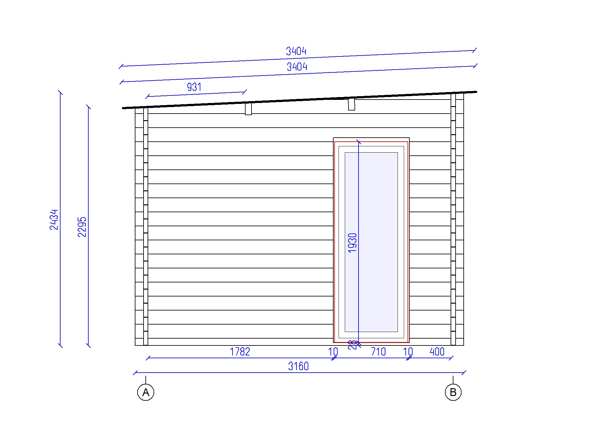 Garden House Easy Install Outdoor Prefabricated Wooden Log Cabin