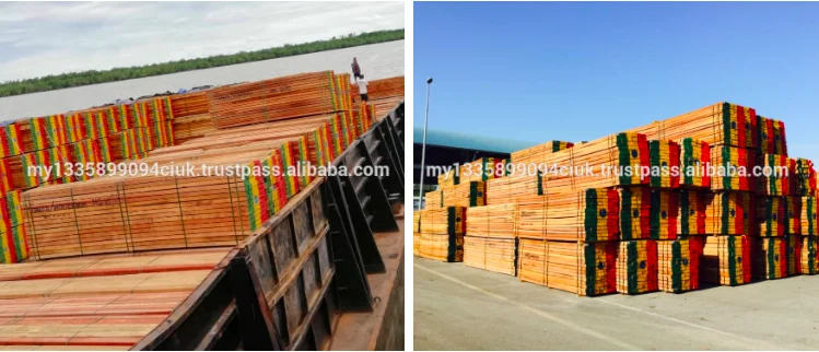 quality red meranti sawn timber