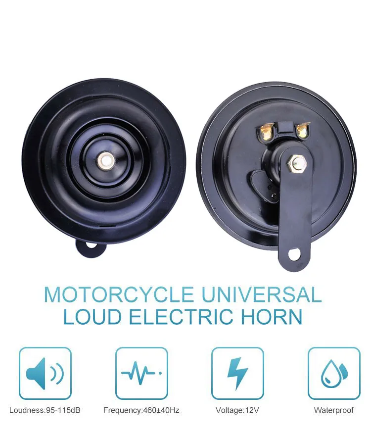 Small Size Disctype Motorcycles Horn 90mm For Motorcycle Buy