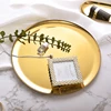 Rectangle metal tin serving tray in Grease Resistant Advantage