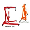 2 Ton Folding Manual Hydraulic Cherry Picker Engine Crane Shop Press Hoist Lift