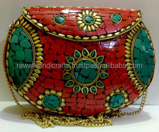Indian Wholesale 20 pc lot Bulk Mandala Hand Bag Ethnic Clutches Purse Shoulder For Ladies by Craft Place AAB-76