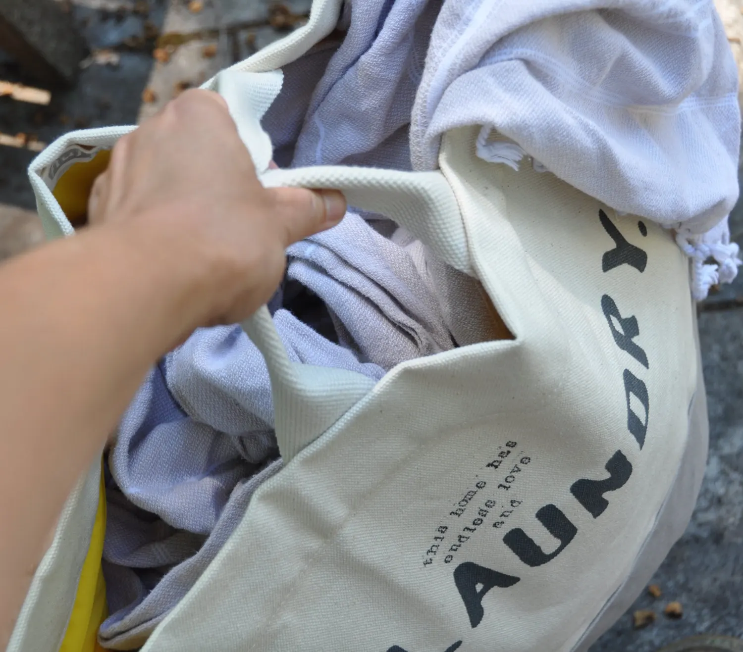 Sturdy Large Cotton Dirty Clothes Personalized Laundry Hamper Bag Buy