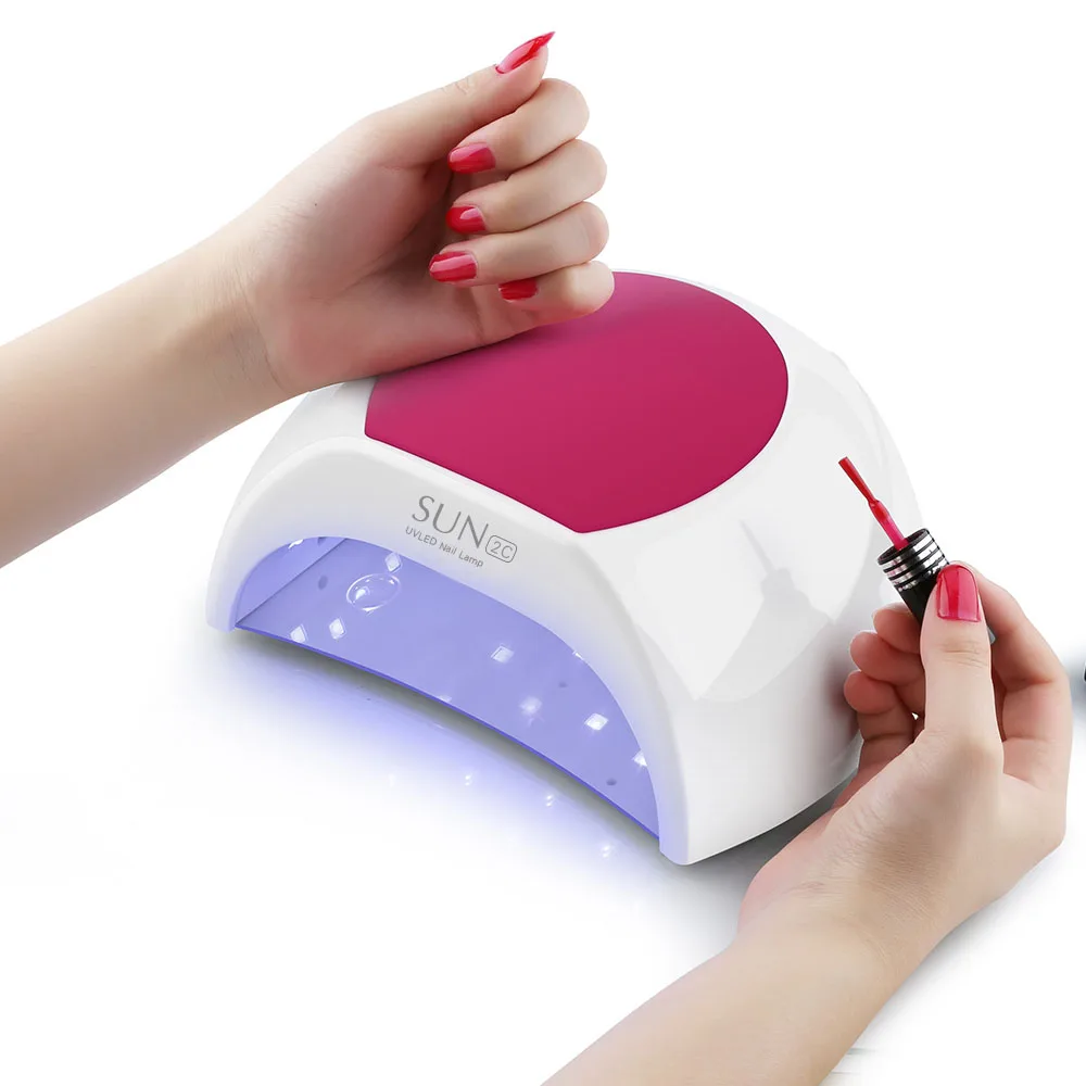 Professional LED/UV Lamp 24W/48W Nail Dryer Polish Gel Manicure Machine for Curing Nail Gel Art Tool