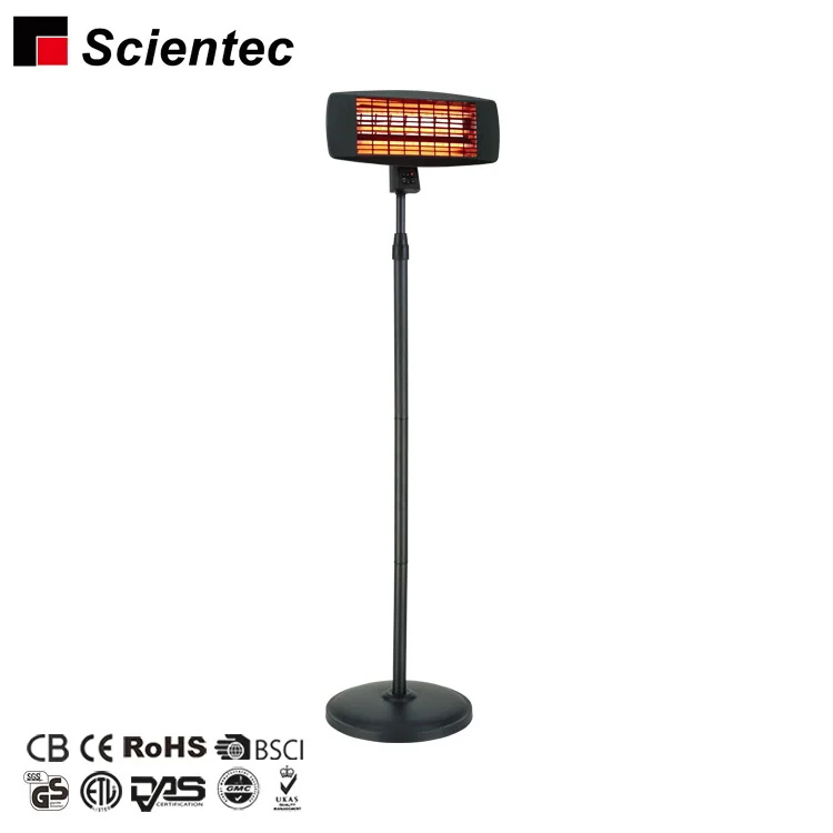 650W 1300W 2000W Popular Stand Electric Outdoor Patio Heater