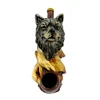 Wolf Head Smoking Pipe