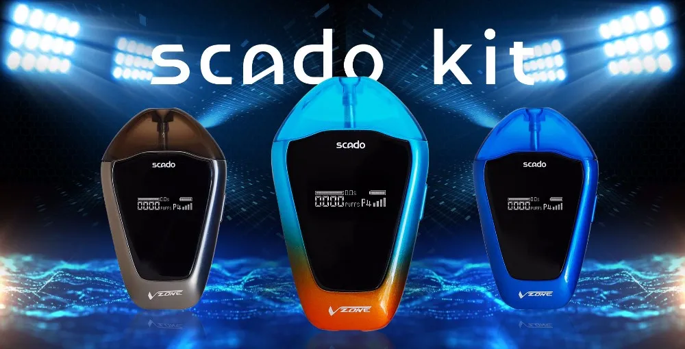 Hot Selling Nico salts Vape Starter Kit  Vzone Scado Kit With 4 power level setting electronic cigs for sale Hot In USA