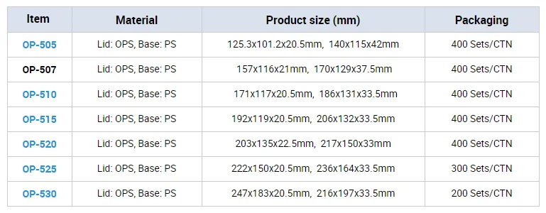 Taiwan food blister packaging take away lunch box