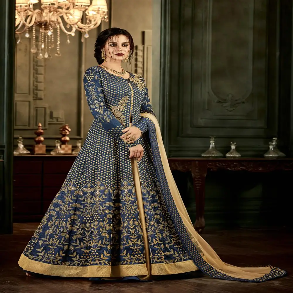 backless anarkali suit