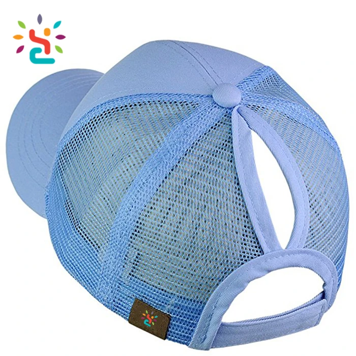 messy bun baseball cap wholesale