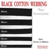 Cotton PC Webbing Tape Size: 1/2" to 7" special broader width (for Bags, Tarpaulin, Canvas) in Fresh & Regenerated Yarn Webbing