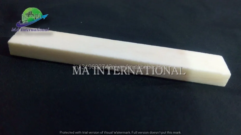 Camel Bone Nut And Saddles Blanks,White Bleached Bone Nut Blanks,Guitar