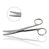 Cheap Quality Single Use Operating Dressing Surgical Scissors Curved Blunt / Blunt / Pakistan / German Stainless Steel