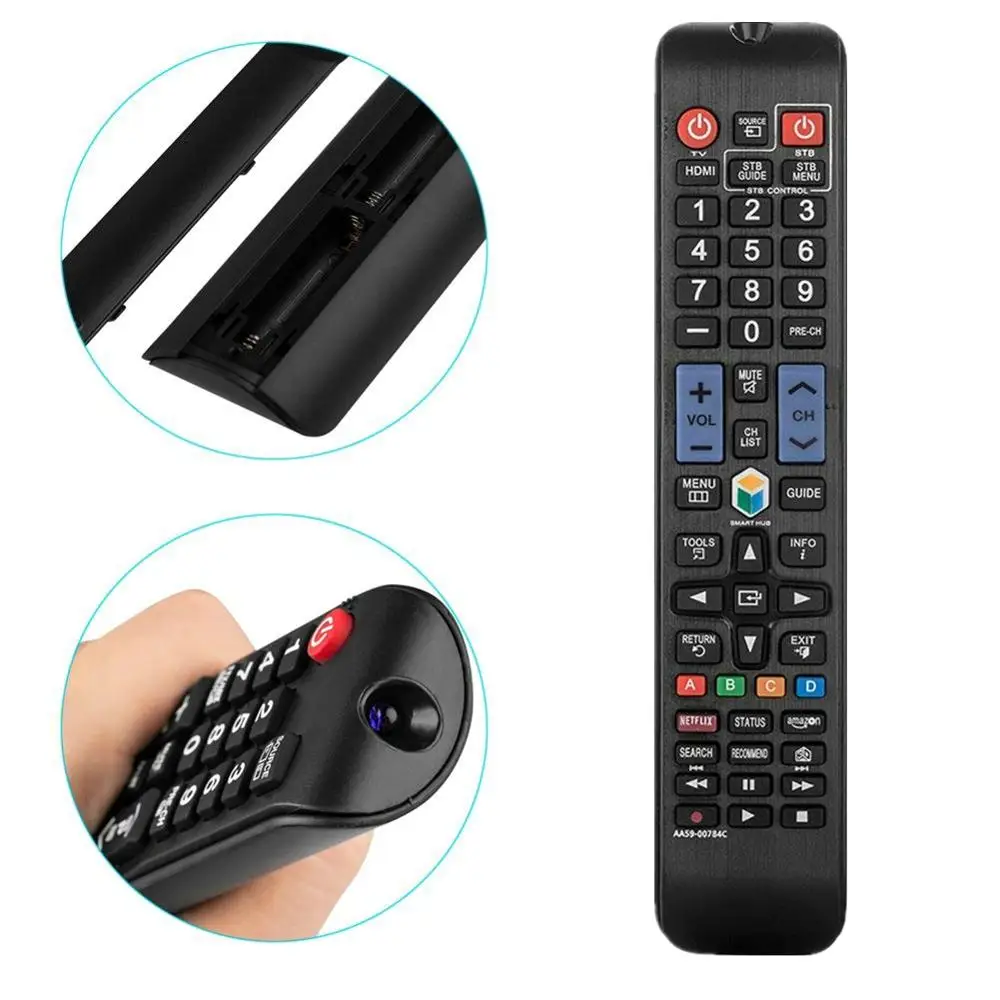 

Frankever Smart TV remote control AA59-00784C remote control tv, Black