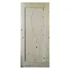 knotty pine patterned interior entrance solid wooden door