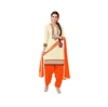 Shop Beige Glaze Cotton Patiyala Suit