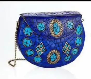 mosaic clutch bag