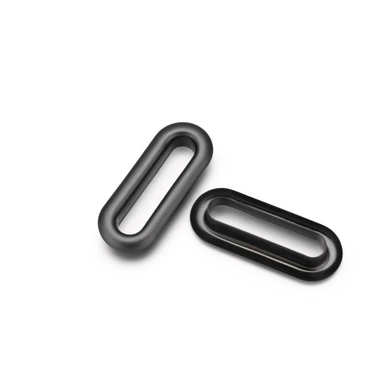 Wholesale Black Metal Oval Brass Eyelets and Grommets For Bags