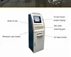 19 inch self-service touch screen all-in-one wifi terminal ticket vending machine kiosk with solution