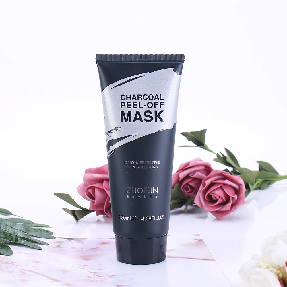 

ZuoFun OEM Deep Clean Face Bamboo Charcoal Remove Blackhead Peel Off Tearing Black Facial Mask, Black or customized
