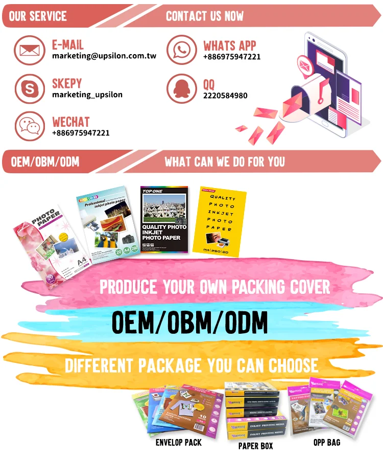 Water Resistance Inkjet Semi Glossy RC Photo Paper 6R