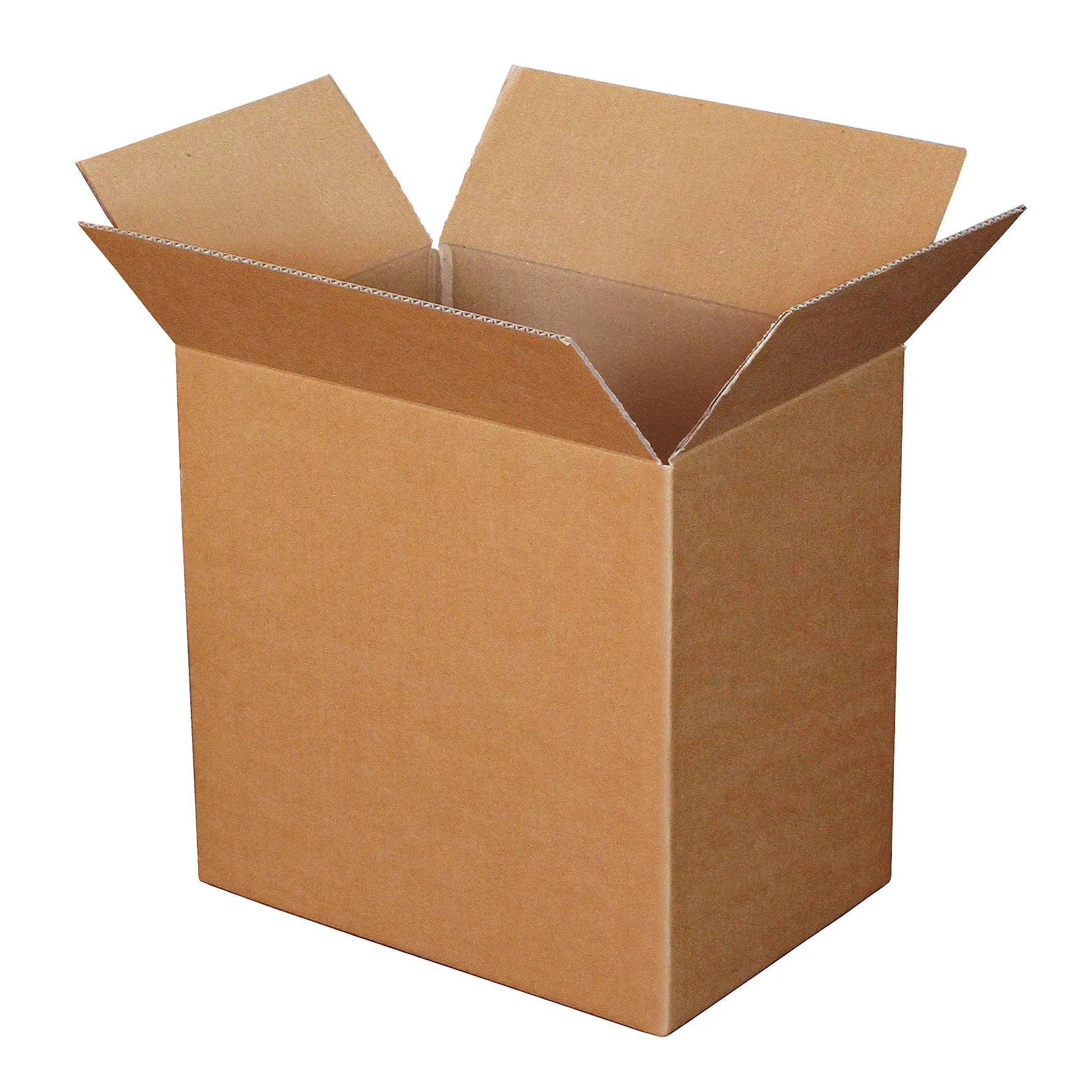 Самосборная картонная коробка с крышкой 372x265x125 т-24