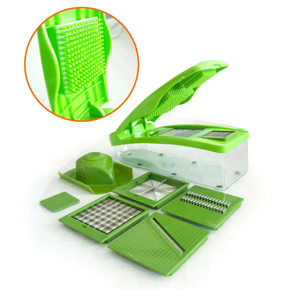 Hot Sale Vegetable Chopper Mandoline Slicer Dicer - Onion Chopper - Kitchen Accessory- Grater Kitchen Tool With 7 Dicing Blades