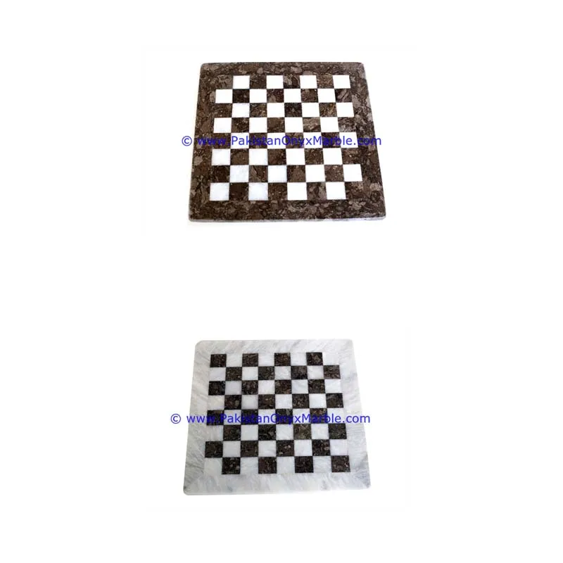 marbre faite d/échecs et jeu de plateau Set 20 x 20 cm