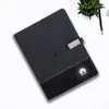 2019 Wholesale A5 Promotion Wireless PowerBank diary with 8GB USB Flash Drive PU Leather Power bank Notebook