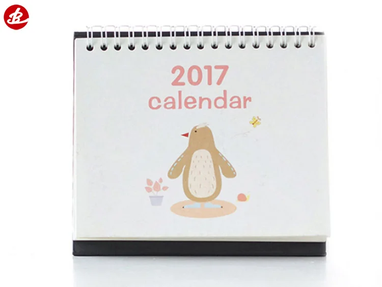 High Quality Custom Printing Full Color 2018 Spiral Chinese Wall Desk Table Calendar