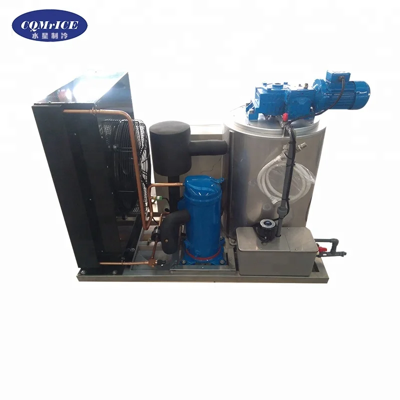 
600 kg per day ice cube machine ac evaporator coil evaporator condenser unit price 