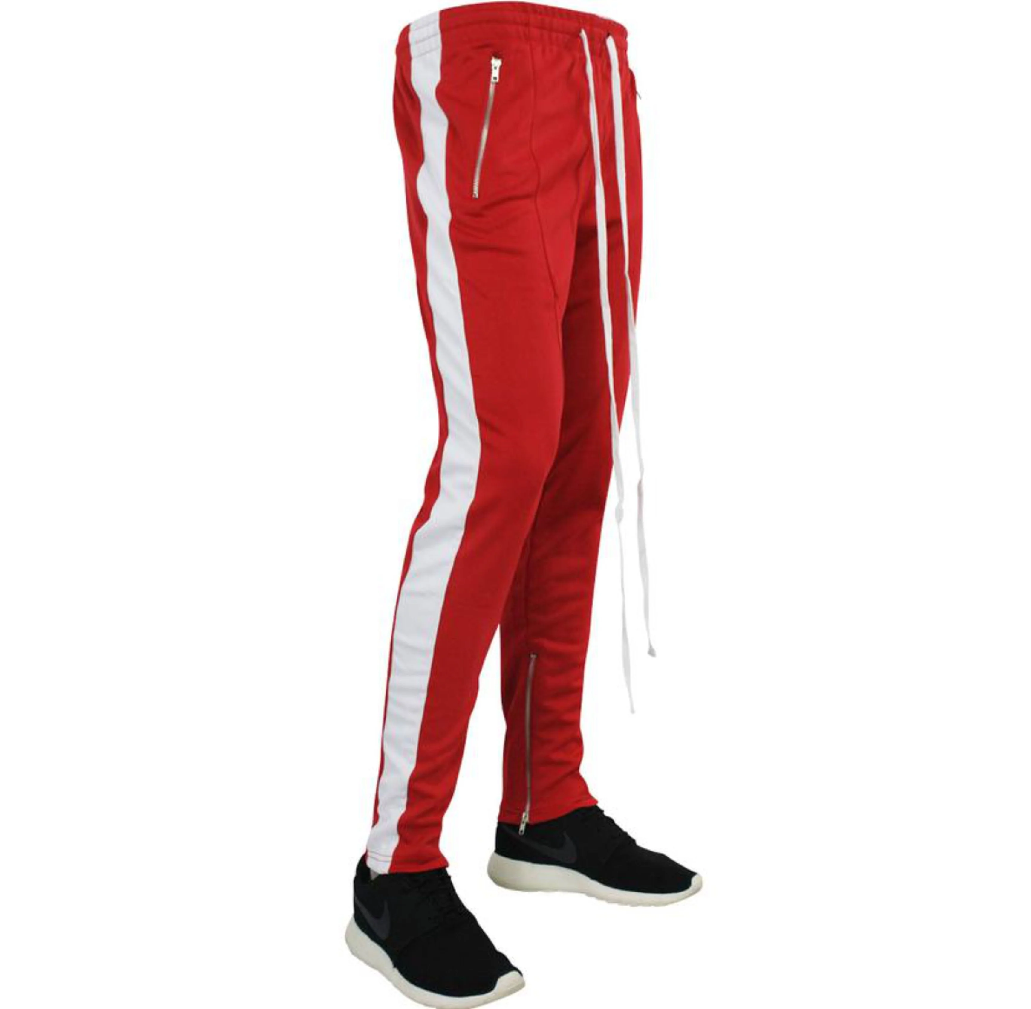 Mellmon Striped Men Red White Track Pants  Buy Mellmon Striped Men Red White  Track Pants Online at Best Prices in India  Flipkartcom
