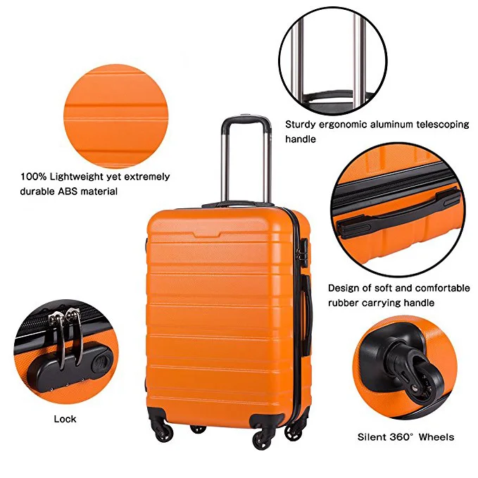 New Design Korean Hardside Abs 3 Pieces Unique Luggage Set Buy Unique