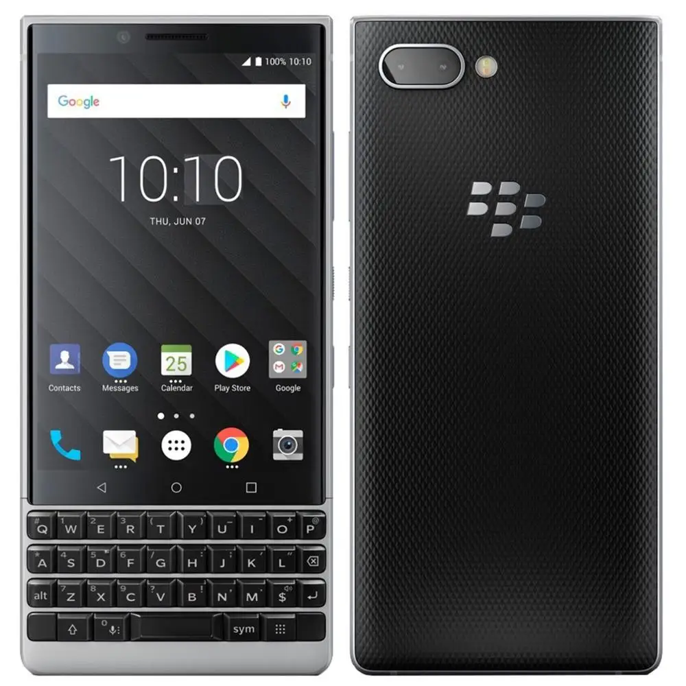 
BlackBerry KEY2 Dual Sim 4.5' Black Silver 64GB 6GB RAM Android 8.1 Phone 