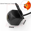 HD Real 170 Degree Angle Fisheye Lens Dynamic Trajectory Parking Line Car Rear View Reverse Backup Camera For Parking Monitor