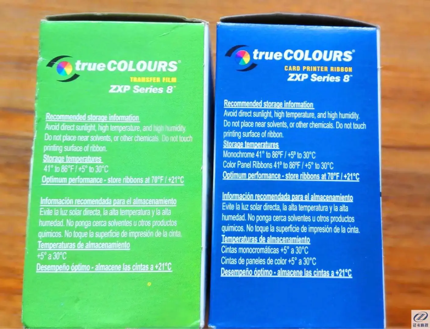 800012-445 Ymck Color Ribbon & 800012-601 Ribbon Transfer Film For