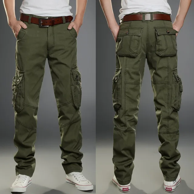 khaki colored cargo pants