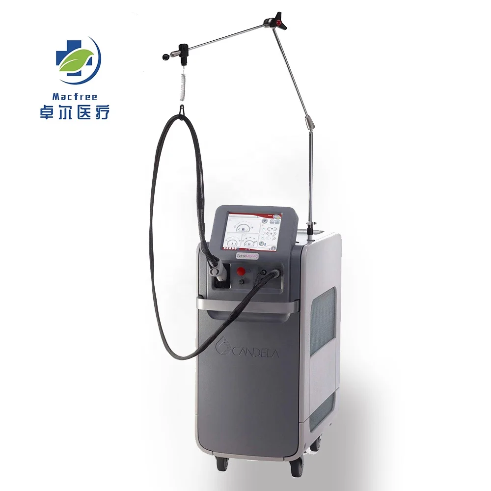 

2019 factory price newest developed Freon cooling Candela Long Pulsed Alexandrite & Nd:YAG Laser hair removal 1064 nm755nm