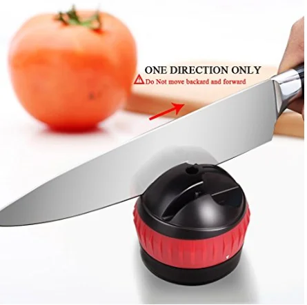 

2 Stage Ceramic and Tungsten Blade Knife Sharpener System for Kitchen,Camping & Hiking, Any