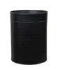 Round Household Leather Paper Dust Garbage Trash Waste Bin