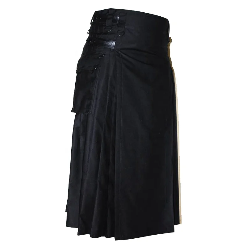 
Men Long Fashion Utility Kilt 