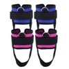 Best Selling Weight Lifting custom logo Ankle Strap D Ring Thigh Pulley Padded Gym Fitness Red Ankle cuffs by FIT IMPEX